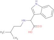 1H-Indol-3-yl[(3-methylbutyl)amino]acetic acid