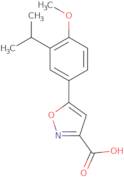 5-(3-Isopropyl-4-methoxyphenyl)isoxazole-3-carboxylic acid