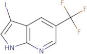 3-Iodo-5-(trifluoromethyl)-1H-pyrrolo[2,3-b]-pyridine
