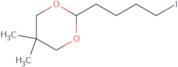 2-(4-Iodobutyl)-5,5-dimethyl-1,3-dioxane