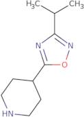 4-(3-Isopropyl-1,2,4-oxadiazol-5-yl)piperidine