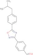 4-[5-(4-Isobutyl-phenyl)-[1,2,4]oxadiazol-3-yl]-benzaldehyde