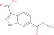 1H-Indazole-3,6-dicarboxylic acid, 6-methylester