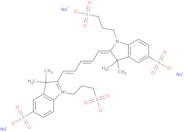 3H-Indolium,2-[5-[1,3-dihydro-3,3-dimethyl-5-sulfo-1-(3-sulfopropyl)-2H-indol-2-ylidene]-1,3-pen...