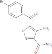 4- Amino- 5- (4- bromobenzoyl) -3-isoxazolecarboxamide