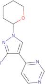 4-[3-Iodo-1-(tetrahydro-pyran-2-yl)-1H-pyrazol-4-yl]- pyrimidine