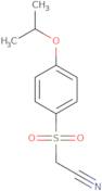 2-(4-(isopropoxy)benzenesulfonyl)acetonitrile