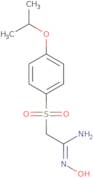 2-(4-(isopropoxy)benzenesulfonyl)acetamide oxime