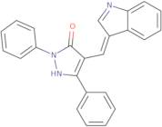 4-(Indol-3-ylmethylene)-1,3-diphenyl-2-pyrazolin-5-one