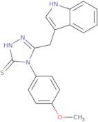 5-(Indol-3-ylmethyl)-4-(4-methoxyphenyl)-1,2,4-triazole-3-thiol