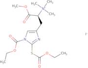 N(Im)-ethoxycarbonyl-S-ethoxycarbonyl L-ergothioneine methyl ester iodide