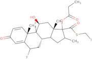 5-Iodomethyl 6a,9a-difluoro-11b-hydroxy-16a-methyl-3-oxo-17a-(propionyloxy)-androsta-1,4-diene-17b-carbothioate
