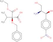 (2R)-2-Isopropyl-2-(benzyloxy)-propanedioic acid 1-ethyl ester (1S,2S)-2-amino-1-(4-nitrophenyl)-1,3-propanediol salt