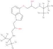 N-(3-Isopropylamino-2-hydroxypropyl) pindolol-d14