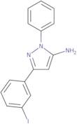 5-(3-Iodophenyl)-2-phenyl-2H-pyrazol-3-ylamine
