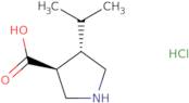 (±)-trans-4-Isopropylpyrrolidine-3-carboxylic acid hydrochloride