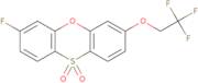 3-Fluoro-7-(2,2,2-trifluoroethoxy)phenoxathiine 10,10-dioxide