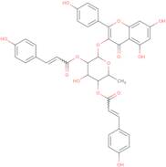 3-[[6-Deoxy-2,4-bis-O-[(2Z)-3-(4-hydroxyphenyl)-1-oxo-2-propen-1-yl]-α-L-mannopyranosyl]oxy]-5,7-d…