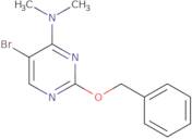 2-(Benzyloxy)-5-bromo-N,N-dimethylpyrimidin-4-amine