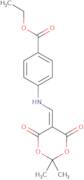 4-[(2,2-Dimethyl-4,6-dioxo-[1,3]dioxan-5-ylidenemethyl)-amino]-benzoic acid ethyl ester