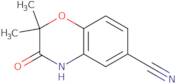 2,2-Dimethyl-3-oxo-3,4-dihydro-2H-1,4-benzoxazine-6-carbonitrile