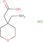 2-[4-(Aminomethyl)oxan-4-yl]acetic acid hydrochloride