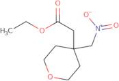 Ethyl 2-[4-(nitromethyl)oxan-4-yl]acetate