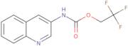 2,2,2-Trifluoroethyl N-(quinolin-3-yl)carbamate