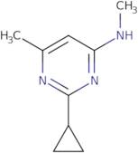 2-Cyclopropyl-N,6-dimethylpyrimidin-4-amine