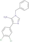 1-Benzyl-4-(3,4-dichlorophenyl)-1H-imidazol-5-amine