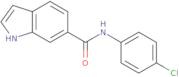 N-(4-Chlorophenyl)-1H-indole-6-carboxamide