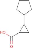 2-Cyclopentylcyclopropane-1-carboxylic acid