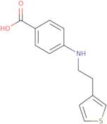 4-{[2-(Thiophen-3-yl)ethyl]amino}benzoic acid