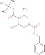 Cis-1-Boc-4-cbz-2,6-dimethylpiperazine