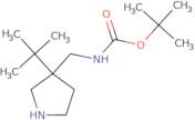 tert-Butyl N-[(3-tert-butylpyrrolidin-3-yl)methyl]carbamate