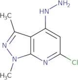 6-Chloro-4-hydrazinyl-1,3-dimethyl-1H-pyrazolo[3,4-b]pyridine