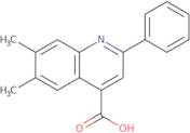 6,7-Dimethyl-2-phenylquinoline-4-carboxylic acid