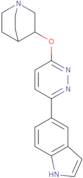 5-{6-[(3R)-1-Azabicyclo[2.2.2]oct-3-yloxy]pyridazin-3-yl}-1H-indole