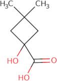 1-Hydroxy-3,3-dimethylcyclobutane-1-carboxylic acid