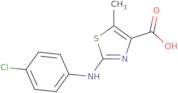 2-(4-Chloro-phenylamino)-5-methyl-thiazole-4-carboxylic acid