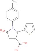 1-(4-Methylphenyl)-5-oxo-2-(thiophen-2-yl)pyrrolidine-3-carboxylic acid