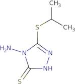 4-Amino-5-(propan-2-ylsulfanyl)-4H-1,2,4-triazole-3-thiol