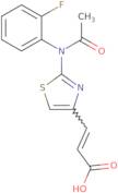 (2E)-3-{2-[N-(2-Fluorophenyl)acetamido]-1,3-thiazol-4-yl}prop-2-enoic acid