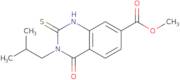 Methyl 3-isobutyl-2-mercapto-4-oxo-3,4-dihydroquinazoline-7-carboxylate