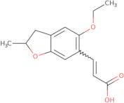 3-(5-Ethoxy-2-methyl-2,3-dihydro-1-benzofuran-6-yl)prop-2-enoic acid