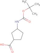 3-((tert-Butoxycarbonyl)amino)cyclopentanecarboxylic Acid