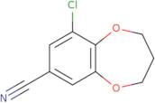 9-Chloro-3,4-dihydro-2H-1,5-benzodioxepine-7-carbonitrile