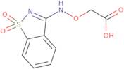 2-{[(1,1-Dioxo-1,2-benzothiazol-3-yl)amino]oxy}acetic acid