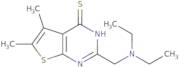 2-[(Diethylamino)methyl]-5,6-dimethylthieno[2,3-d]pyrimidine-4-thiol