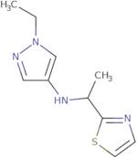 1-Ethyl-N-[1-(1,3-thiazol-2-yl)ethyl]pyrazol-4-amine